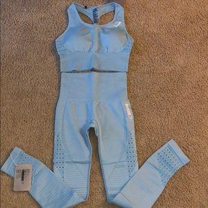 Gymshark Baby Blue Athletic Set